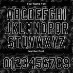 Custom Black Pink-Sky Blue Mesh Authentic Football Jersey