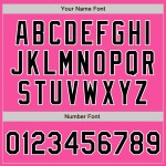 Custom Purple Light Blue-Pink Mesh Authentic Football Jersey