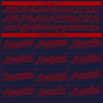 Custom Red White-Gray Mesh Authentic Football Jersey